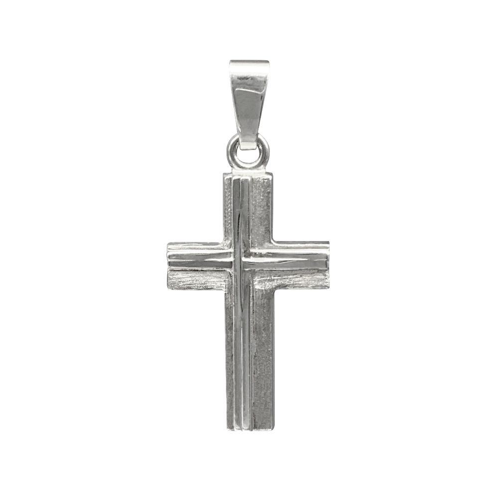 Kreuz Anhänger Silber